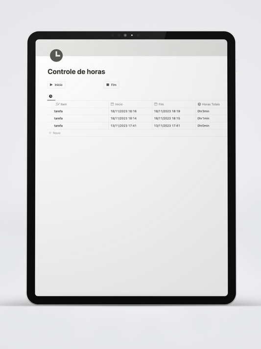 Controle de Horas - Nay Vispo